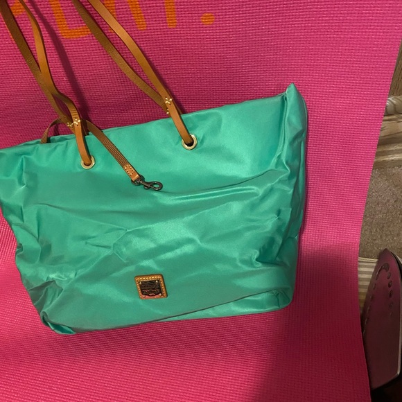 Dooney & Bourke  Aqua large Tote - Picture 8 of 10